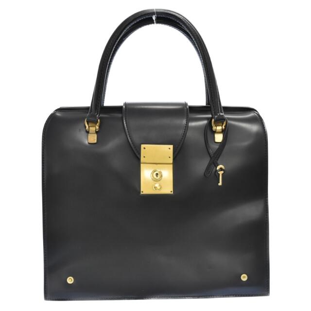【2022年製 新品】 THOM BROWNE - THOM BROWNE トムブラウン カーフレザードクターバッグ ブラック ダレスバッグ ハンドバッグ トートバッグ