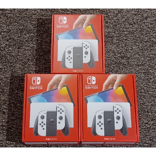驚きの安さ Nintendo 3台 有機ELモデル NintendoSwitch本体 新品