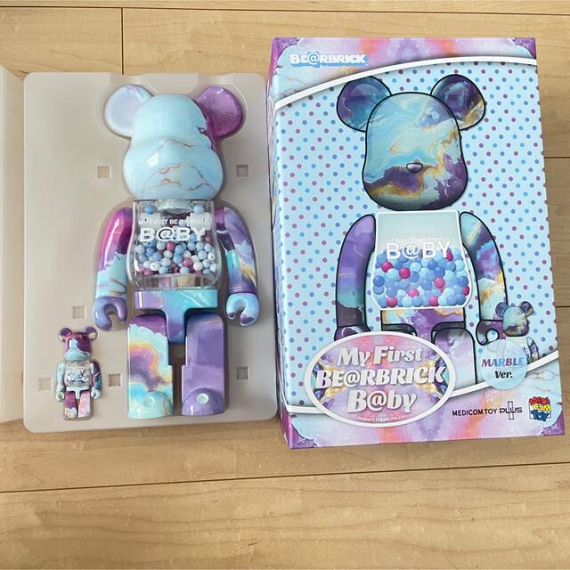 MY FIRST BE@RBRICK B@BY MARBLE 100 400メディコムトイ