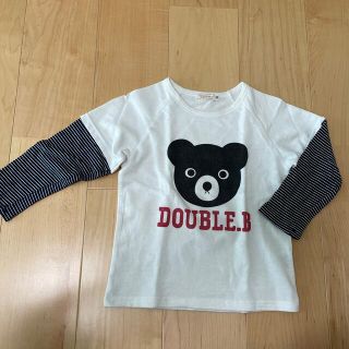 ダブルビー(DOUBLE.B)のダブルビー　ロングTシャツ　120cm(Tシャツ/カットソー)