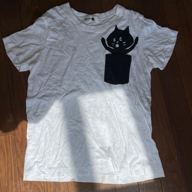 Ne-net(ネネット)のNé-net にゃー白Tシャツ レディースのトップス(Tシャツ(半袖/袖なし))の商品写真