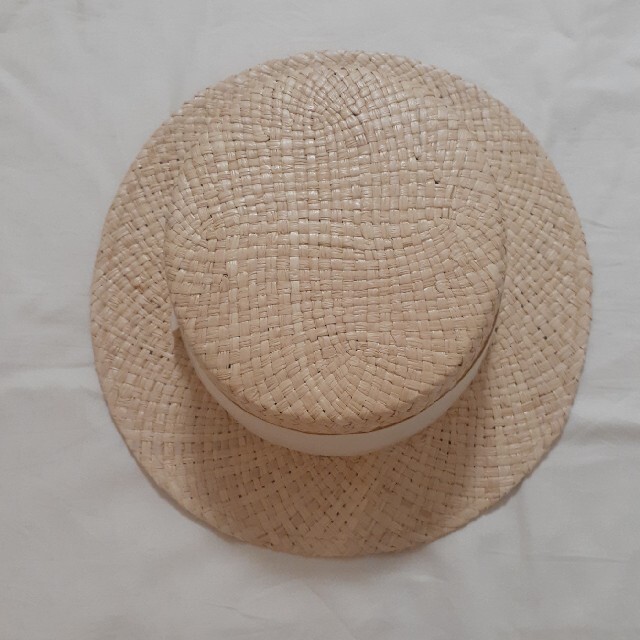 SM2(サマンサモスモス)のサマンサモスモス　新品　太リボンカンカン帽 レディースの帽子(麦わら帽子/ストローハット)の商品写真