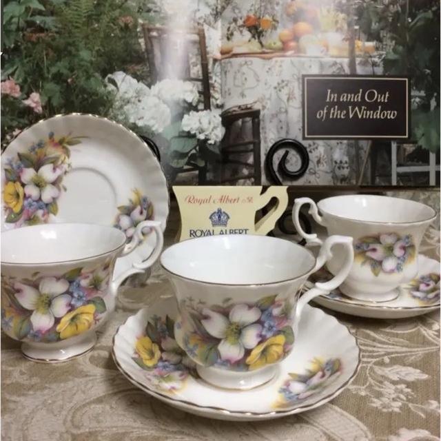 希少品【英国製 】ROYALALBERT  C&S 1客 9