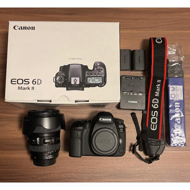 Canon 6D MARK2 + EF24-105 F4L IS USM セットスマホ/家電/カメラ