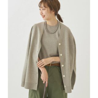 プラージュ(Plage)の【本日22時まで限定お値下げ】新品plage sweatニットカーディガン36 (カーディガン)