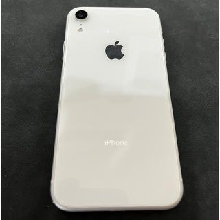 アイフォーン(iPhone)のiphoneⅩr 本体のみ 64G ホワイト(スマートフォン本体)