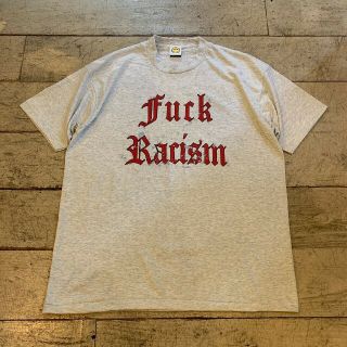 シュプリーム(Supreme)の最終値What'z up Fuck Racism college T-shirt(Tシャツ/カットソー(半袖/袖なし))