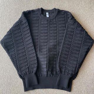 CFCL シーエフシーエル FACADE TOP  BLACK (ニット/セーター)