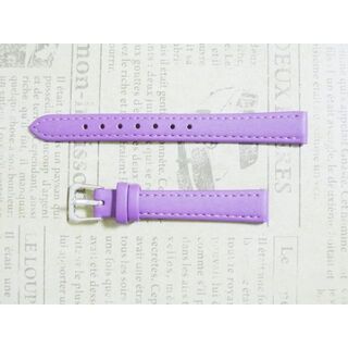 ★新型 幅１２mm腕時計 紫 送料無料 NEW(レザーベルト)