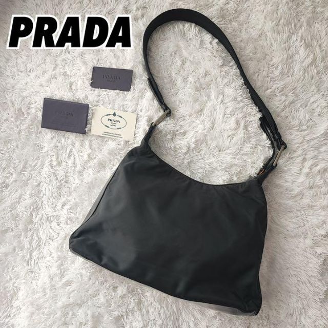 PRADA  ワンショルダー　ショルダーバッグ ナイロン レザー 肩掛け