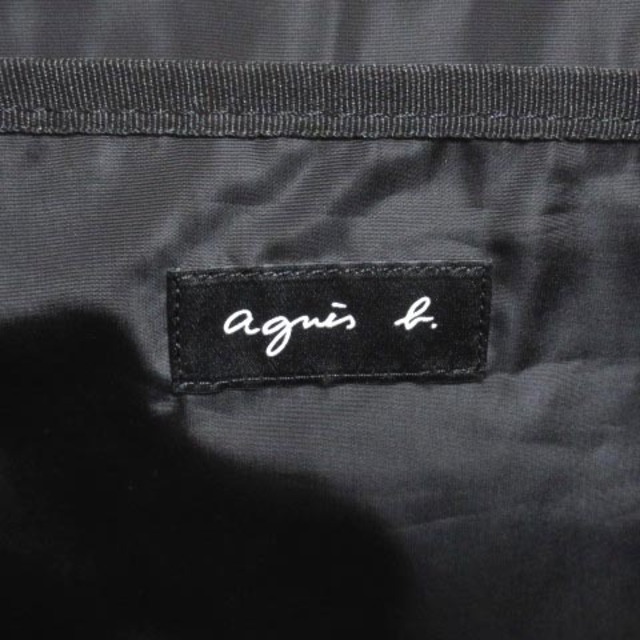 アニエスベー agnes b. バックパック リュックサック ナイロン 黒 2