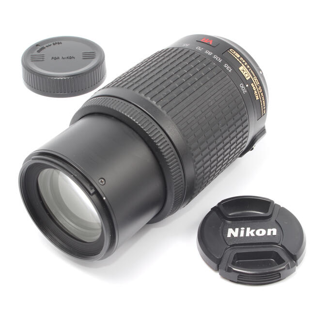 Nikon(ニコン)の✨大迫力の望遠レンズ✨ニコン Nikon AF-S DX VR 55-200mm スマホ/家電/カメラのカメラ(レンズ(ズーム))の商品写真