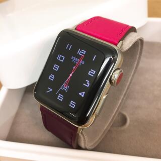 アップルウォッチ(Apple Watch)のApple Watch HERMES series3 アップルウォッチ セルラー(腕時計)