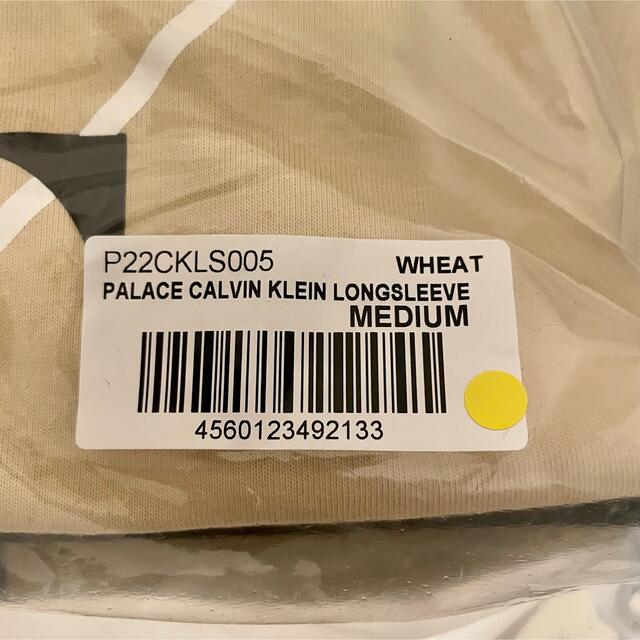 Calvin Klein(カルバンクライン)のCK1 PALACE LONG SLEEVE WHEAT メンズのトップス(Tシャツ/カットソー(七分/長袖))の商品写真