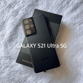 ギャラクシー(Galaxy)のGALAXY S21 Ultra 5G ファンタムブラック 512GB(スマートフォン本体)