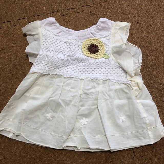 姉妹　お揃い　トップス　2枚セット！ キッズ/ベビー/マタニティのキッズ服女の子用(90cm~)(Tシャツ/カットソー)の商品写真