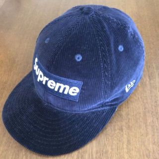 シュプリーム(Supreme)のsupreme new era 7 3/8 コーデュロイ　キャップ　ニューエラ(キャップ)