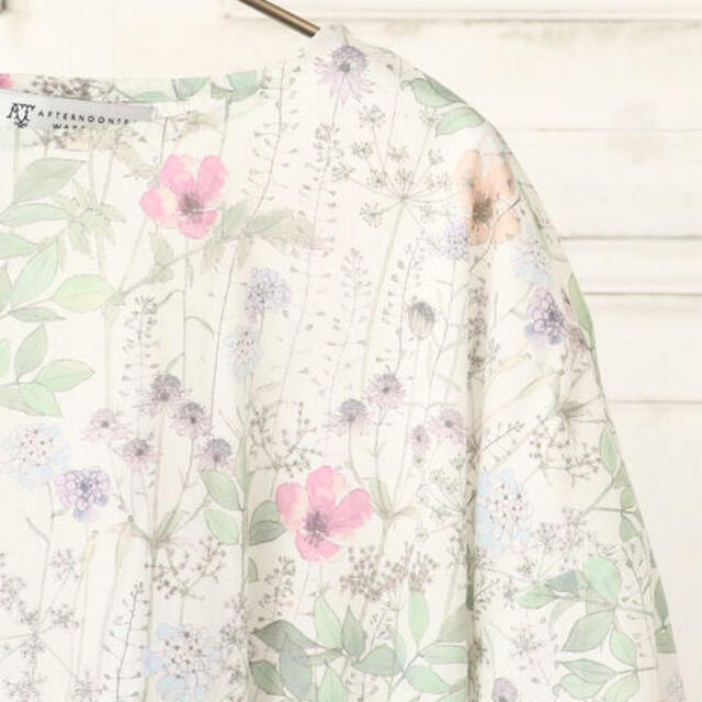 新品 Afternoon Tea リバティプリント タックプルオーバー イルマ