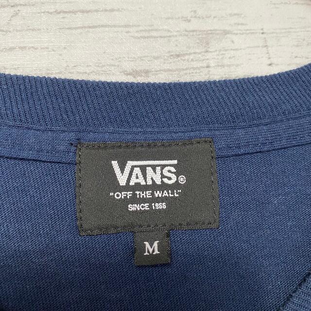 VANS(ヴァンズ)の【希少デザイン】VANSバンズ☆デカロゴスリーブロゴネイビーTシャツロンT メンズのトップス(Tシャツ/カットソー(七分/長袖))の商品写真