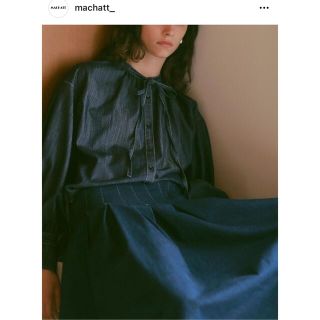 マチャット machatt デニムリボンブラウスの通販 by うめ's closet ...