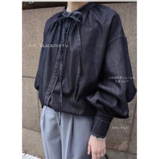 マチャット machatt デニムリボンブラウスの通販 by うめ's closet ...