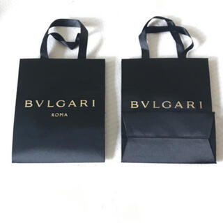 ブルガリ(BVLGARI)のブルガリ ショッパー 紙袋 2枚セット(ショップ袋)