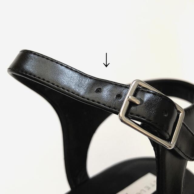 新品 38.5 ステラ マッカートニー ブラック 黒 エリス サンダル | www