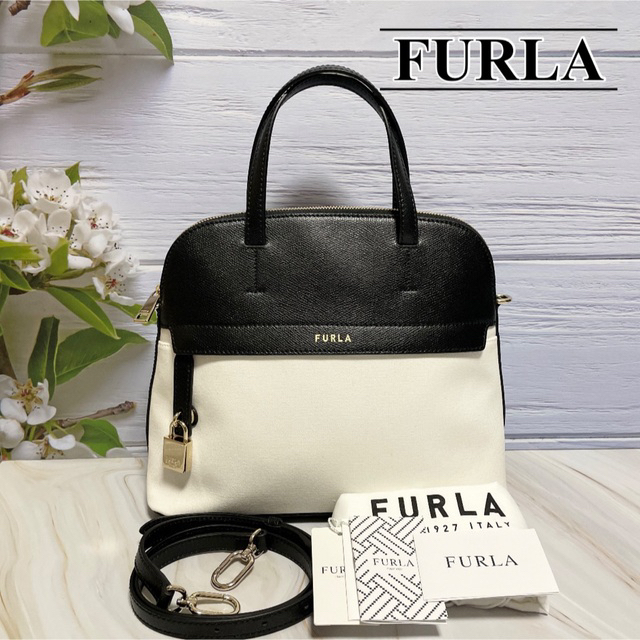 FURLAバイカラー2wayバッグ