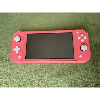 ※一部欠け Nintendo Switch Lite コーラル ピンク スイッチ