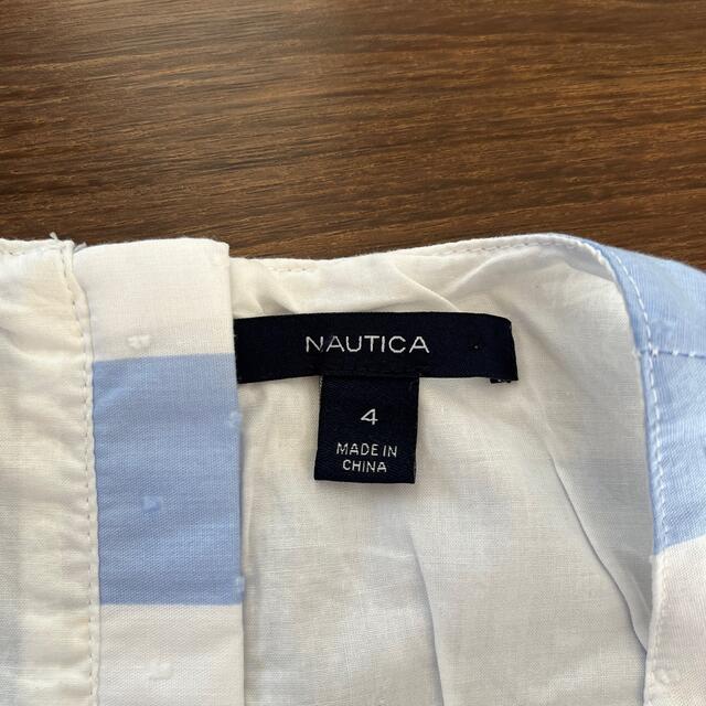 NAUTICA(ノーティカ)のNAUTICA  ノースリーブワンピース　4歳サイズ キッズ/ベビー/マタニティのキッズ服女の子用(90cm~)(ワンピース)の商品写真