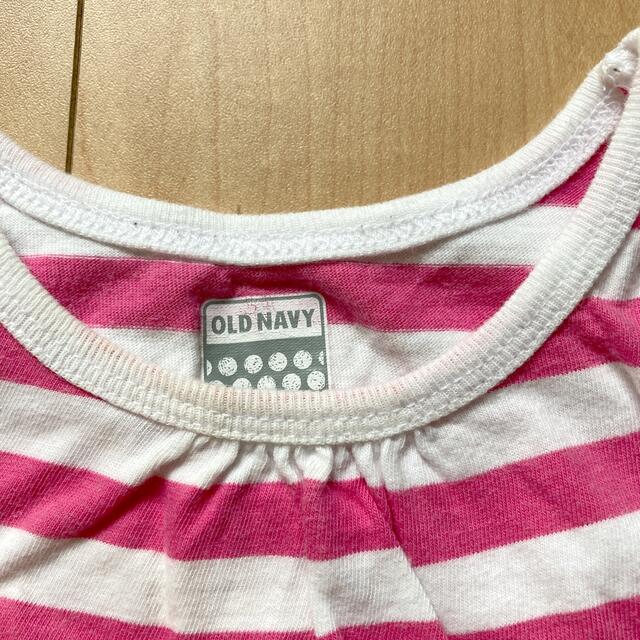 Old Navy(オールドネイビー)のOLDNAVY タンクトップ　3柄セット　70サイズ キッズ/ベビー/マタニティのベビー服(~85cm)(タンクトップ/キャミソール)の商品写真