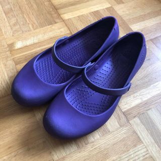 クロックス(crocs)のクロックス  アリス　紫　W8(バレエシューズ)