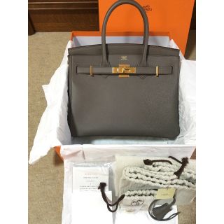 エルメス(HERMES)の①エルメス　バーキン30 エタン　　エプソン　ゴールド金具　248万円　レア品　(ハンドバッグ)