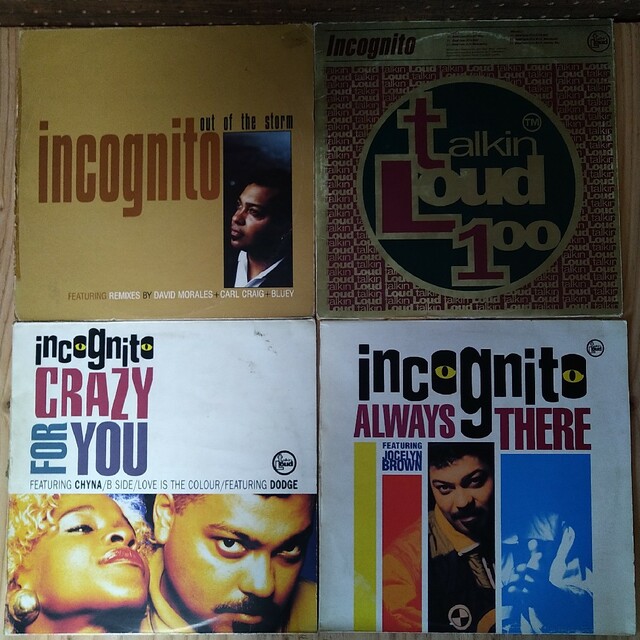 incognito レコード4タイトルセット