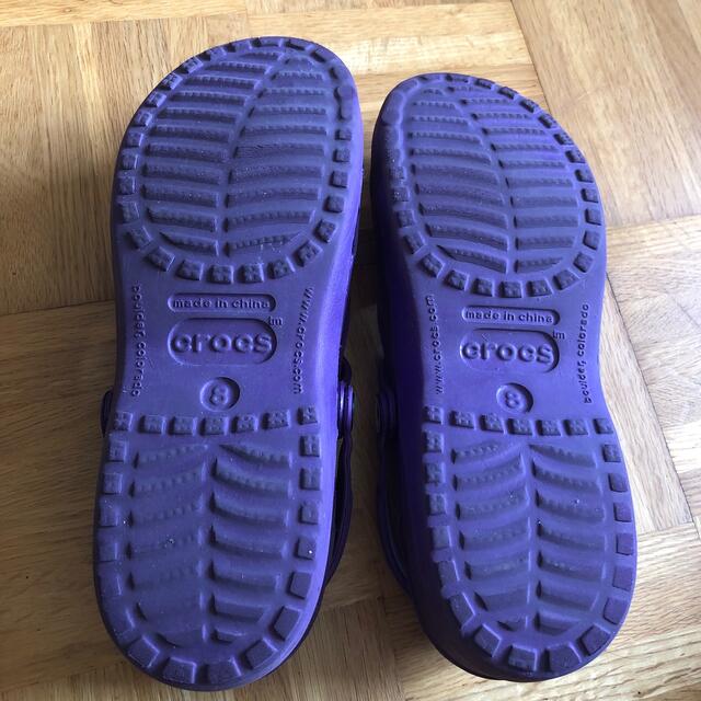 crocs(クロックス)のクロックス  メリージェーン　紫　W8 レディースの靴/シューズ(サンダル)の商品写真