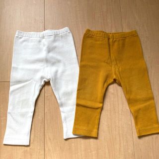 ユニクロ(UNIQLO)の専用🧡サイズ80 UNIQLO リブレギンスパンツ(パンツ)