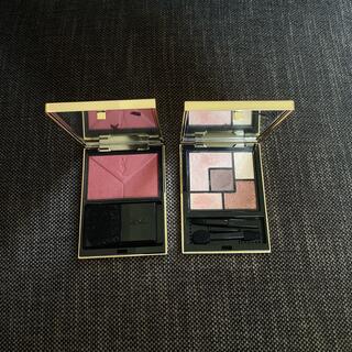 イヴサンローランボーテ(Yves Saint Laurent Beaute)のイヴサンローラン アイシャドウ＆チーク 2点セット(アイシャドウ)