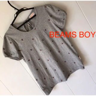 ビームスボーイ(BEAMS BOY)のビームスボーイ BEAMS BOY＊綿100%＊いかり柄Tシャツ＊後ろリボン(Tシャツ(半袖/袖なし))