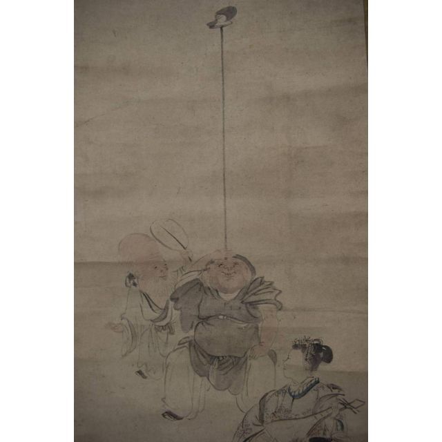 真作】古市金峨/七福神之図/掛軸☆宝船☆Z-475の通販 by 掛軸 真作】古市金峨/七福神之図/掛軸☆宝船☆Z-475の通販 by 掛軸