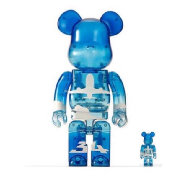 フィギュアANA ブルースカイ BE＠RBRICK 100% & 400%