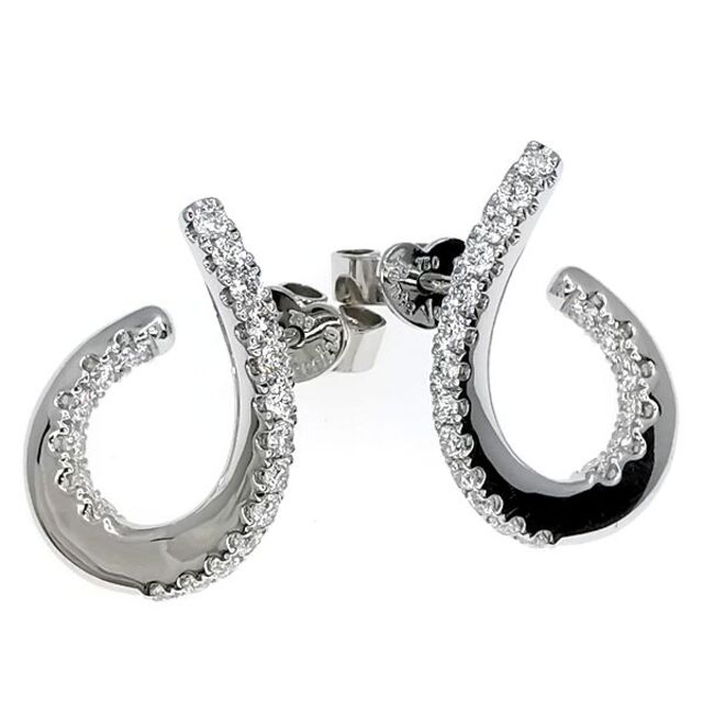 ポンテヴェキオ K18WG ダイヤモンド ピアス 0.51ct krzysztofbialy.com