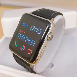 アップルウォッチ(Apple Watch)のapple watch ステンレス 42mm(腕時計(デジタル))