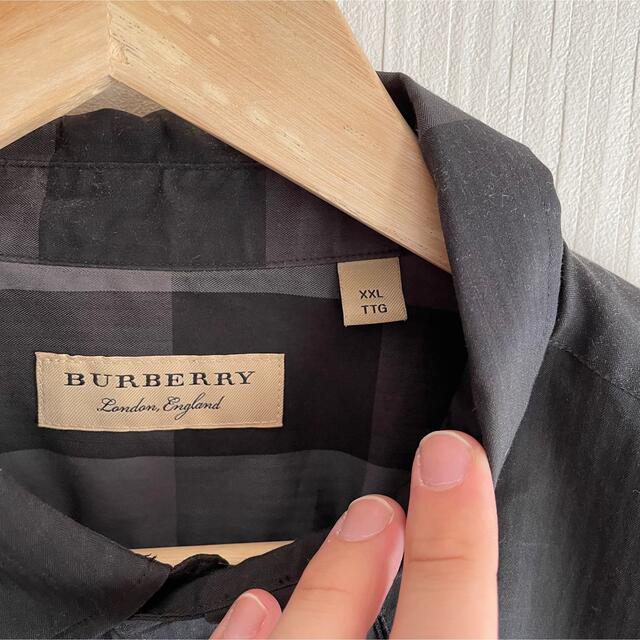 BURBERRY(バーバリー)の送料込み XXL Burberry バーバリー 長袖シャツ チェックシャツ メンズのトップス(シャツ)の商品写真