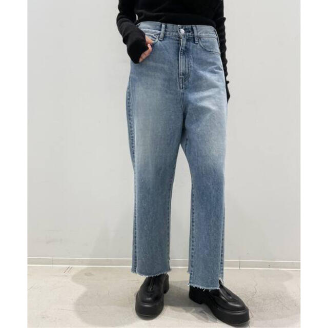 アパルトモン  cropped wide denimパンツ