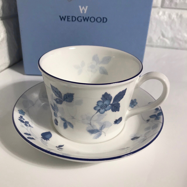 WEDGWOOD - 【新品未使用】ウエッジウッド ストロベリーブルー カップ WEDGWOOD - 【新品未使用】ウエッジウッド ストロベリーブルー カップ