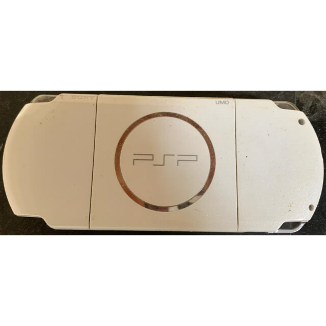PlayStation Portable(プレイステーションポータブル)のPSP3000 ホワイト ソフト エンタメ/ホビーのゲームソフト/ゲーム機本体(携帯用ゲーム機本体)の商品写真