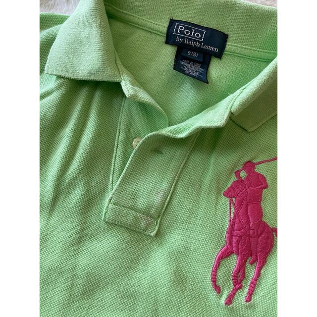 POLO RALPH LAUREN(ポロラルフローレン)のPOLOラルフローレンポロシャツ子供キッズ半袖シャツ キッズ/ベビー/マタニティのキッズ服女の子用(90cm~)(Tシャツ/カットソー)の商品写真