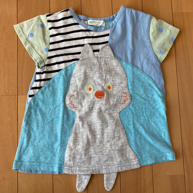 sense of wonder(センスオブワンダー)のベイビーチアー　いぬさんTシャツ　100 キッズ/ベビー/マタニティのキッズ服男の子用(90cm~)(Tシャツ/カットソー)の商品写真