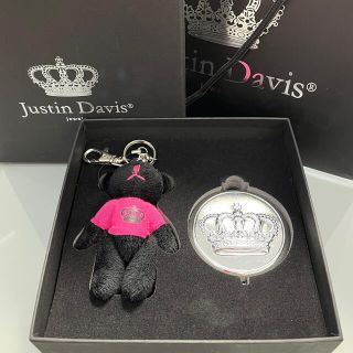 ジャスティンデイビス(Justin Davis)のノベルティ　キーホルダー&ミラーセット(キーホルダー)