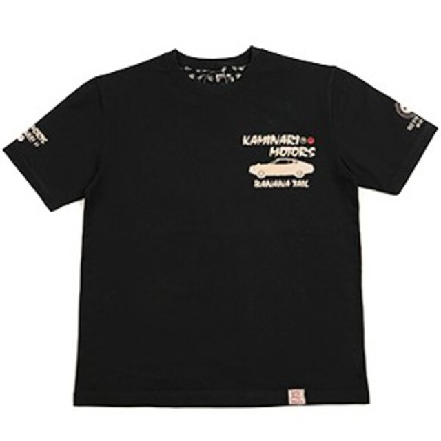 TEDMAN(テッドマン)のカミナリモータース/セリカ/Tシャツ/ブラック/KMT-221/エフ商会 メンズのトップス(Tシャツ/カットソー(半袖/袖なし))の商品写真